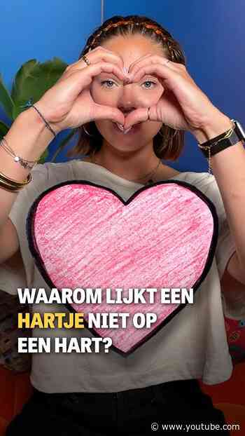 Hier komt de vorm van het hartje vandaan