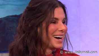 Sandra Bullock is left in hysterical giggles as she makes very racy joke about her Practical Magic 2 co-star Nicole Kidman live on The One Show