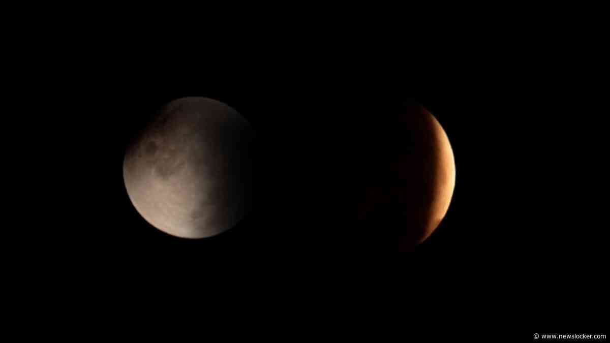 Prachtig natuurfenomeen vastgelegd: gedeeltelijke maansverduistering boven Europa