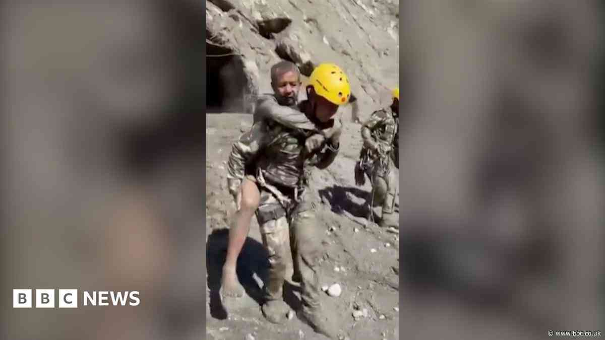 Nepal army rescues survivors from hydropower tunnel