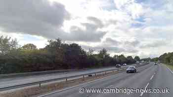Person rushed to hospital with serious injuries after A14 crash