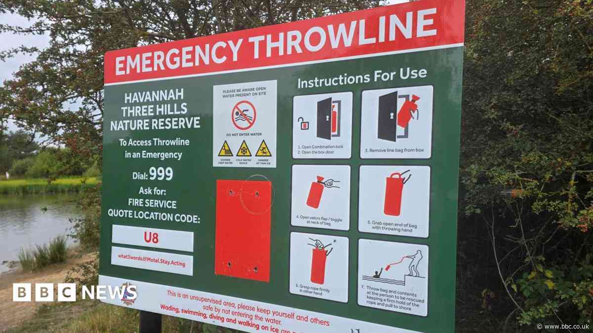 Bereaved dad condemns throwline vandalism