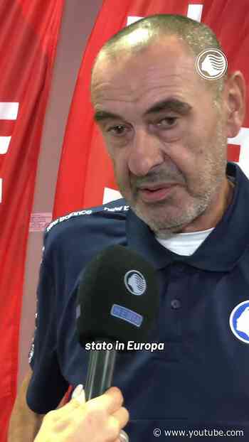 La carica di mister Sarri 👊 #HTAAtalanta #UECL