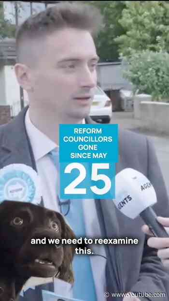 POV: You got elected as a Reform councillor, but the group chat keeps getting smaller every three da