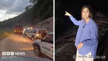 Blocked roads and devastation as BBC drives to site of Nepal floods