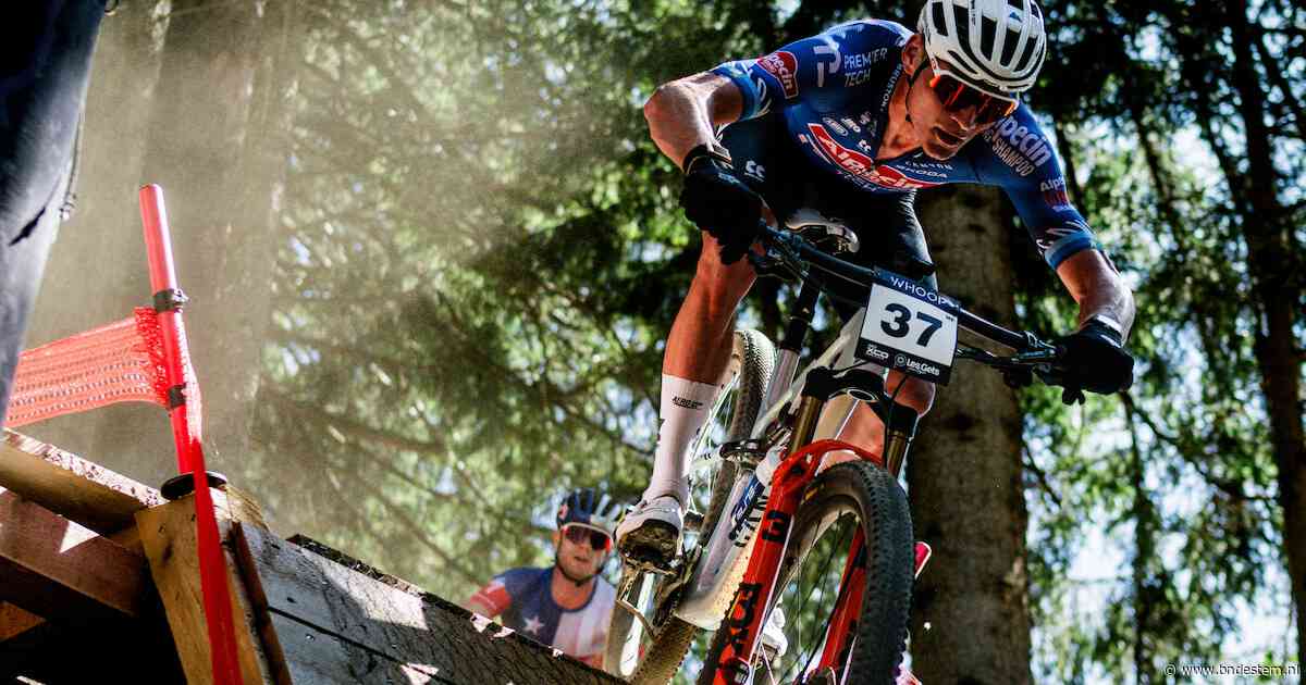 Dit is mountainbiken voor dummies: spectaculair, technisch en voor Mathieu van der Poel net even iets anders