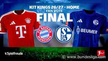 Schalke voted best Bundesliga home jersey in 2026/27!