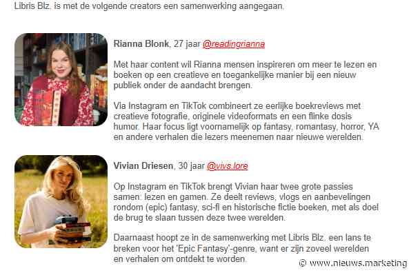 Boekhandels in zee met GenZ content creators