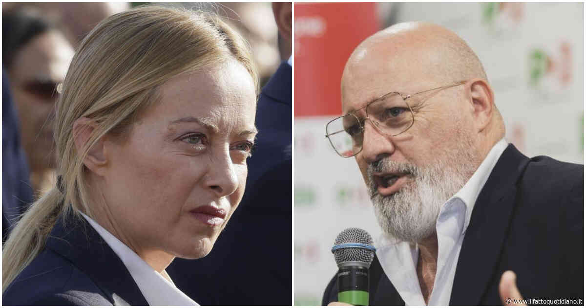 Meloni accusa Bonaccini: “Per lui vota a destra chi ha studiato poco”. La replica: “Parlavo di un problema della sinistra”