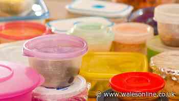 Plastic containers will be free of stubborn oily stains when cleaned using 65p method