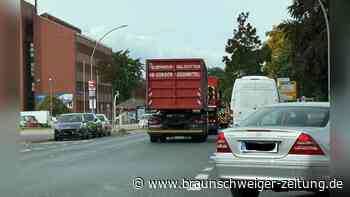 Feuerwehreinsatz an der Polizeidienststelle in Lebenstedt