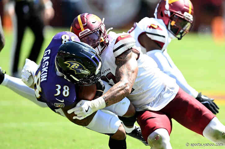 Washington Commanders 91-man 2026 roster/depth chart for preseason game vs Baltimore Ravens