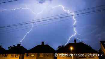 Cheshire hit with THIRD thunderstorm warning this week