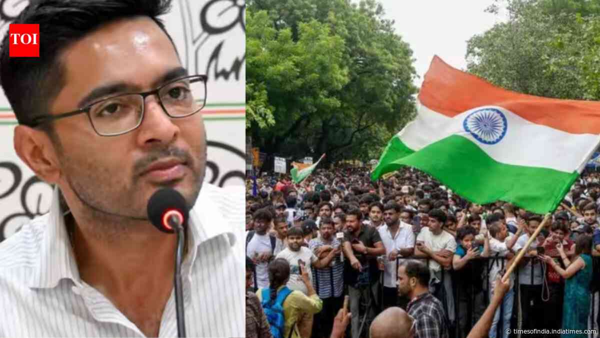 'Students forced Delhi zamindars to bow': Abhishek Banerjee takes dig at Centre over CJP protest