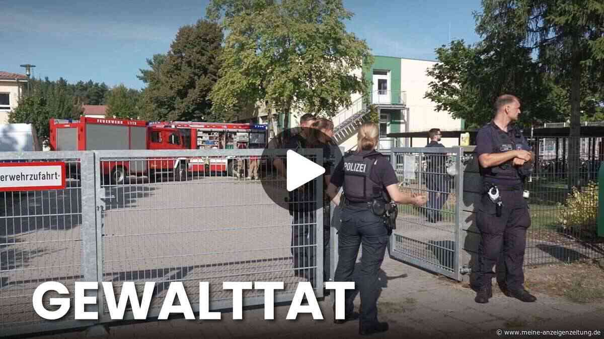 Nach tödlicher Gewalttat an Schule nahe Berlin kommt nun ein Notfall-Team zum Einsatz