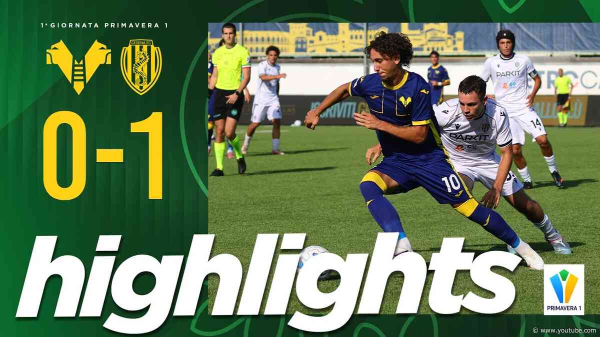 Highlights Primavera 1 2026/27 | Hellas Verona-Cesena 0-1