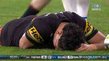 Tago stays down with injury