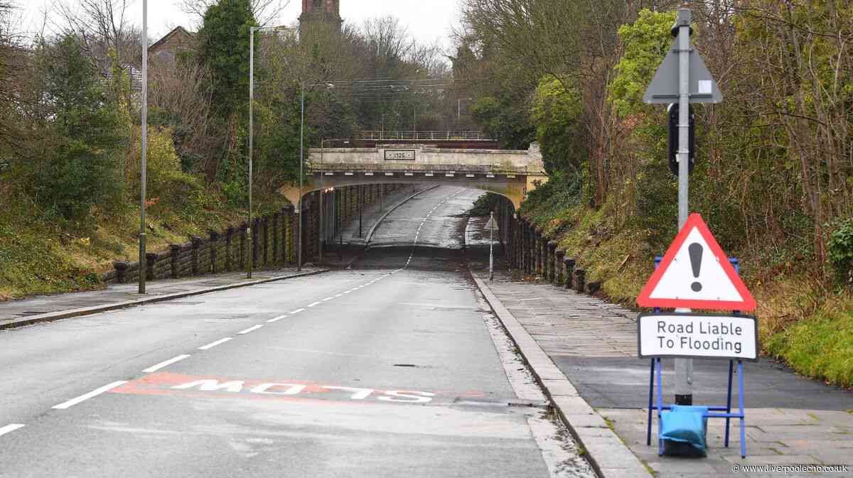 Queens Drive closed after Liverpool hit with urgent thunderstorms warning
