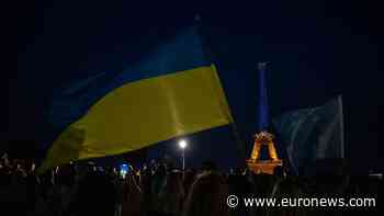 London and Paris landmarks light up for Ukraine’s Independence Day