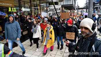 Greta Thunberg joins 10,000 climate marchers in Stockholm