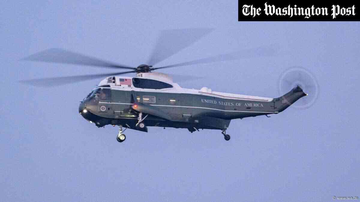 Funkpanne bei Marine One: Bauarbeiten am White House sorgen für brisanten Zwischenfall