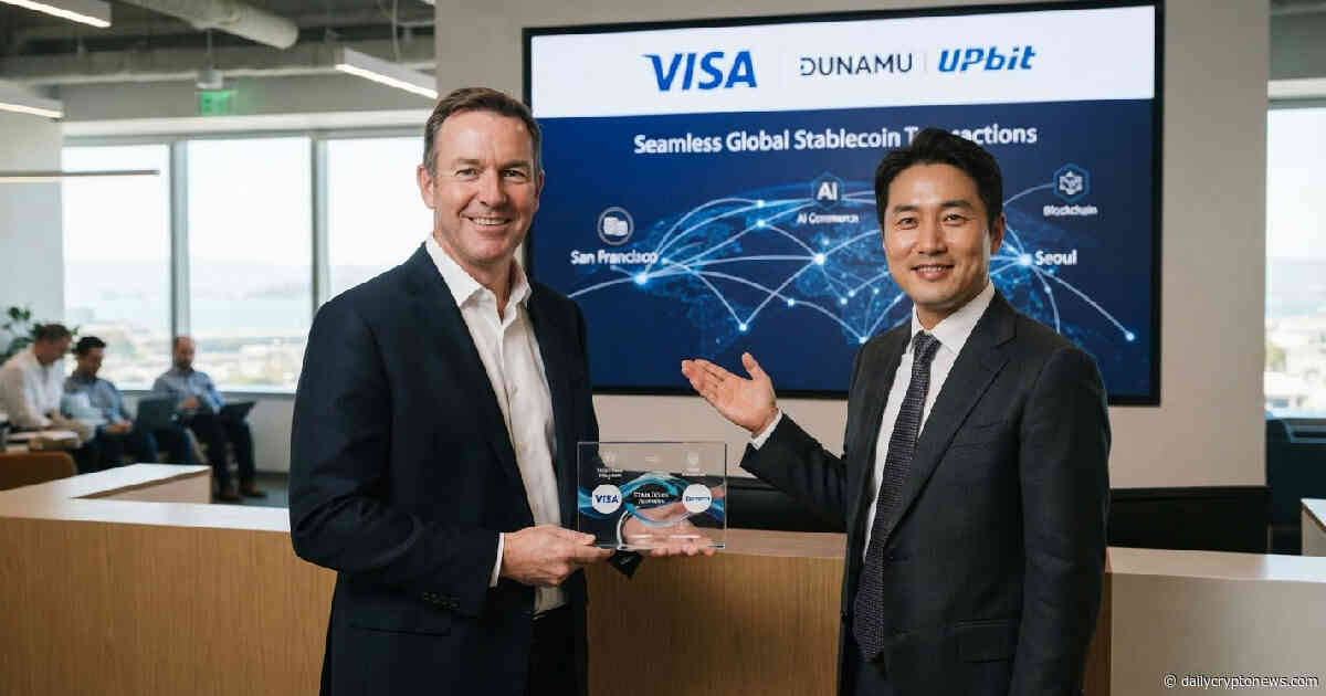 Visa, Dunamu forge strategic alliance for stablecoin payments and AI commerce