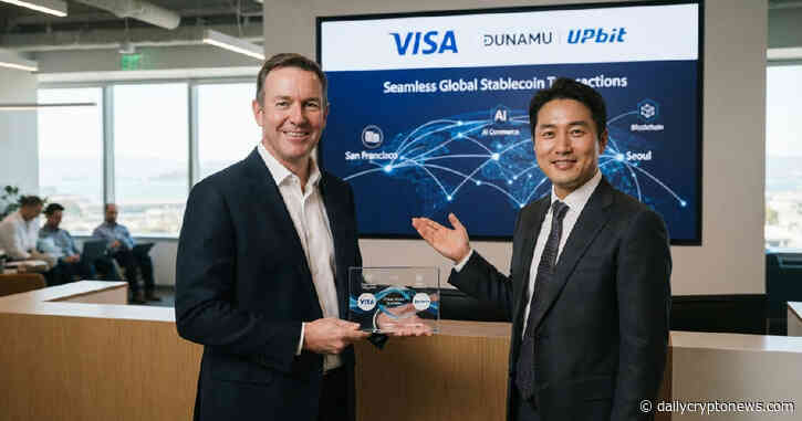 Visa, Dunamu forge strategic alliance for stablecoin payments and AI commerce
