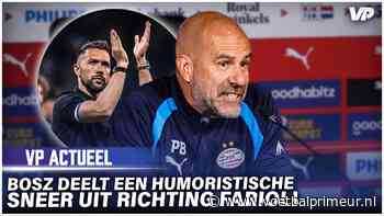 Bosz deelt een humoristische sneer uit richting Farioli: 'Kampioen toen net niet gelukt'
