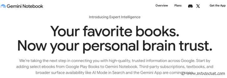 Google Announces Launch of “Expert Intelligence” Feature For Gemini Notebook