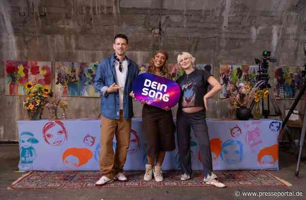 Junge Nachwuchs-Acts auf dem Weg ins Finale: "Dein Song" dreht in Frankfurt / Electronic Pop Duo "Fast Boy" und Band "HE/RO" werden Musikpaten der 19. Staffel