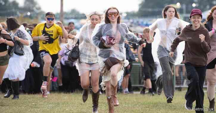 UK’s biggest festivals battered by rain and storms – and there’s more to come