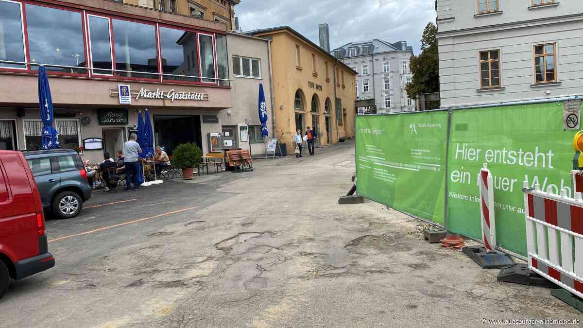 Baustelle am Augsburger Stadtmarkt zieht weiter – und sorgt für einige Einschränkungen