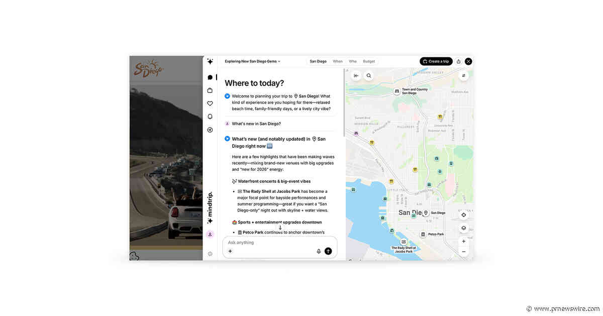Mindtrip Partners With The San Diego Tourism Authority To Reimagine How Travelers Discover San Diego