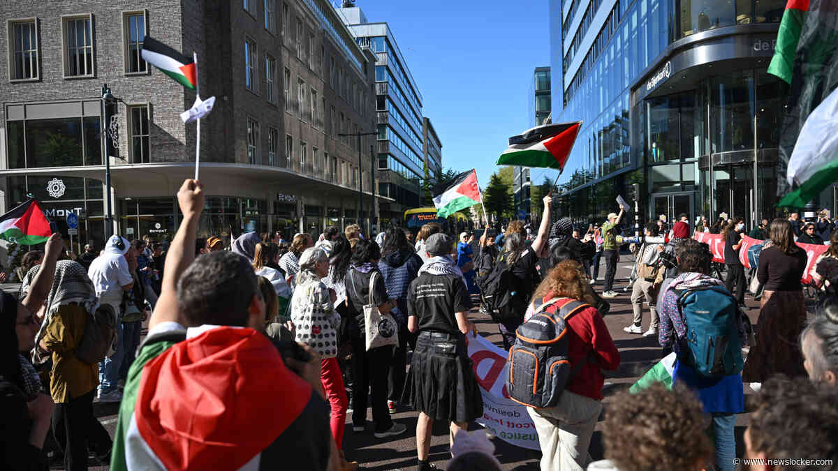 Luis in de pels mag Gaza-demo’s blijven filmen: ’Burgemeester stelde zich op als kleuterjuf’