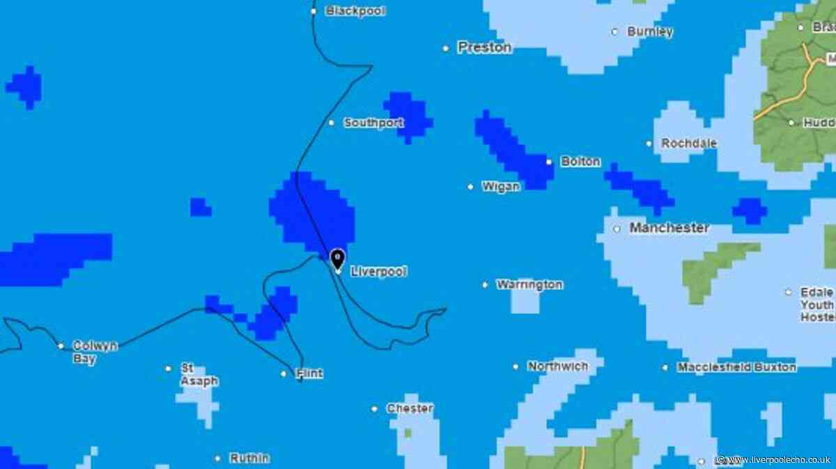 Met Office weather map shows exact time thunderstorms to hit Merseyside