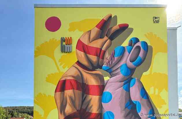 Renommierte Street-Art-Künstler mit neuen Werken an GWW-Plattenbauten in Wernigerode