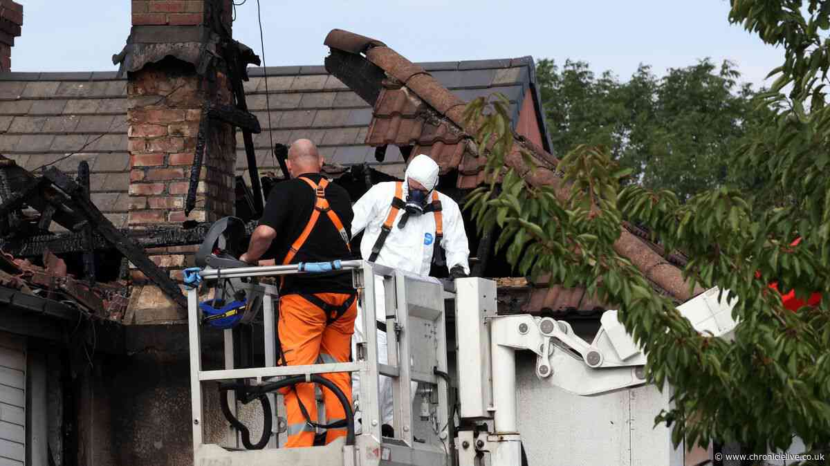 Grangetown murder LIVE: Forensics experts in white-suits scan fire-damaged house from above