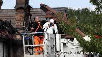 Grangetown murder LIVE: Forensics experts in white-suits scan fire-damaged house from above