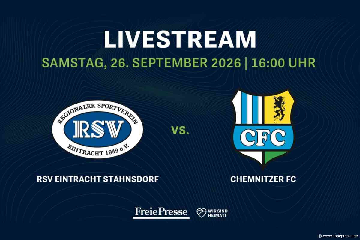 Regionalliga Nordost im Livestream: RSV Eintracht Stahnsdorf gegen Chemnitzer FC