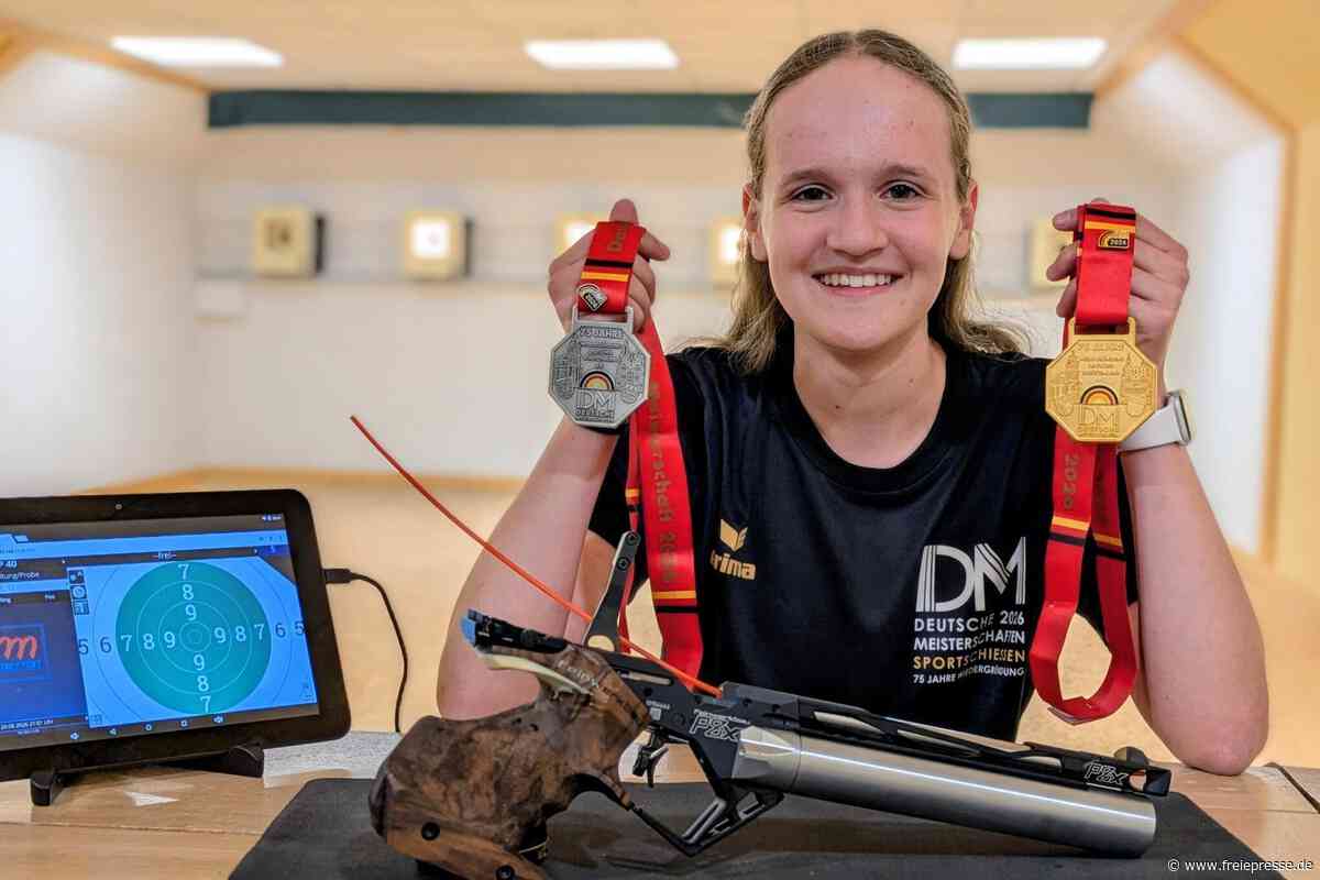 Sportschießen: Junge Schützin aus dem Erzgebirge katapultiert sich an die nationale Spitze