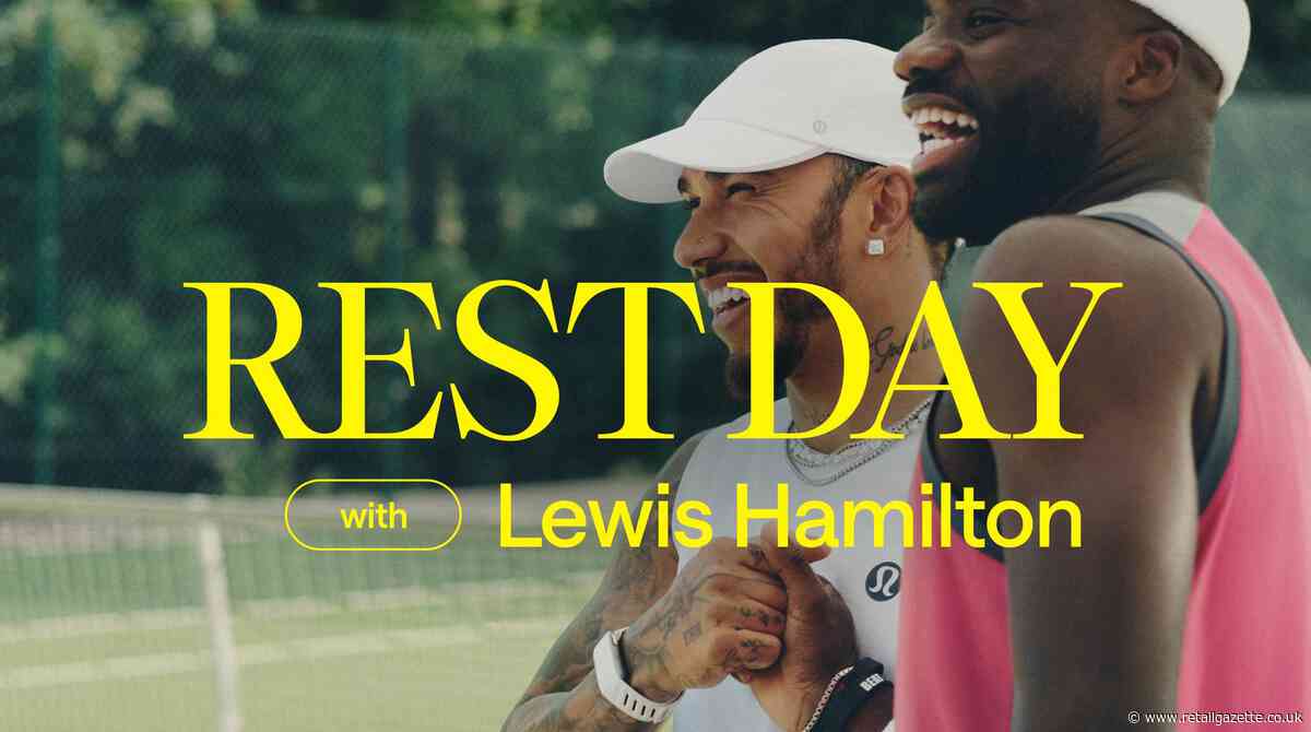 Lewis Hamilton takes on tennis in new episode of content series with Lululemon