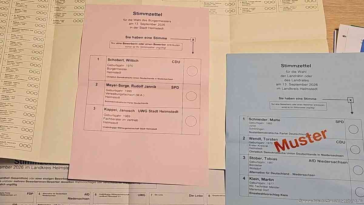 Überraschung! Briefwählerin in Helmstedt bekommt nur Stimmzettel-Muster