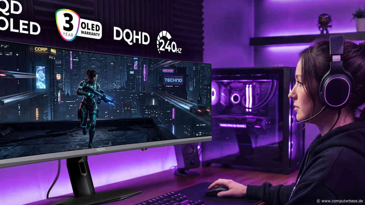 UltraWide und SuperWide: AOC bringt neue QD-OLED-Monitore für je 999 Euro