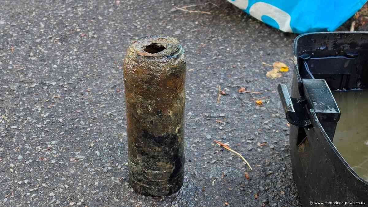'Suspicious' WW1 device pulled out of River Cam