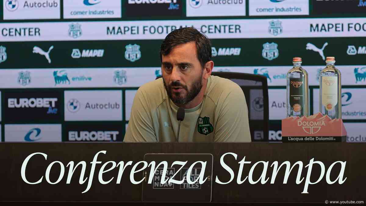 La conferenza stampa di Alberto Aquilani prima di Sassuolo-Torino