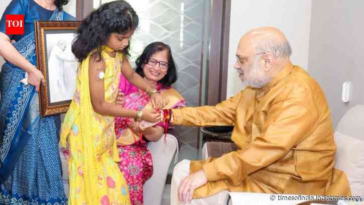 'Free insulin for life': Amit Shah celebrates Rakshabandhan with girls diagnosed with diabetes
