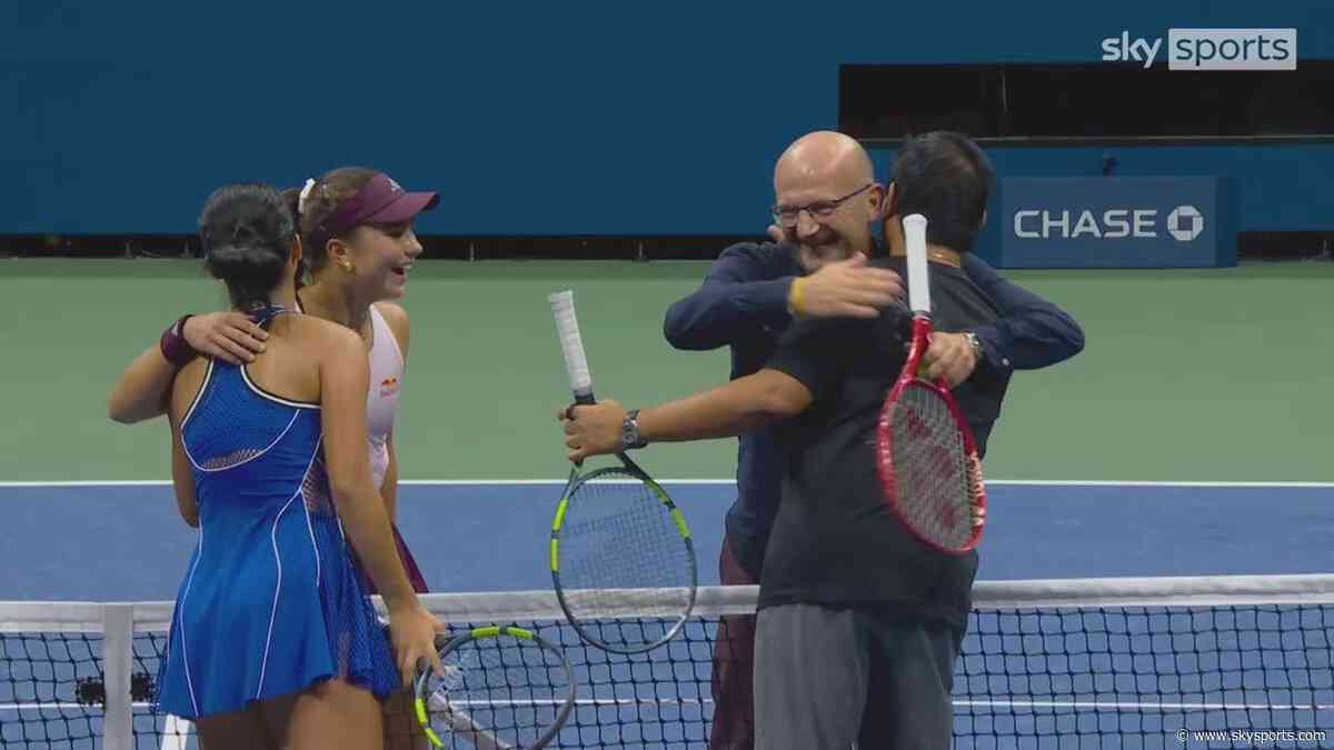 Like father, like daughter? Eala and Jovic bring out their dads at US Open