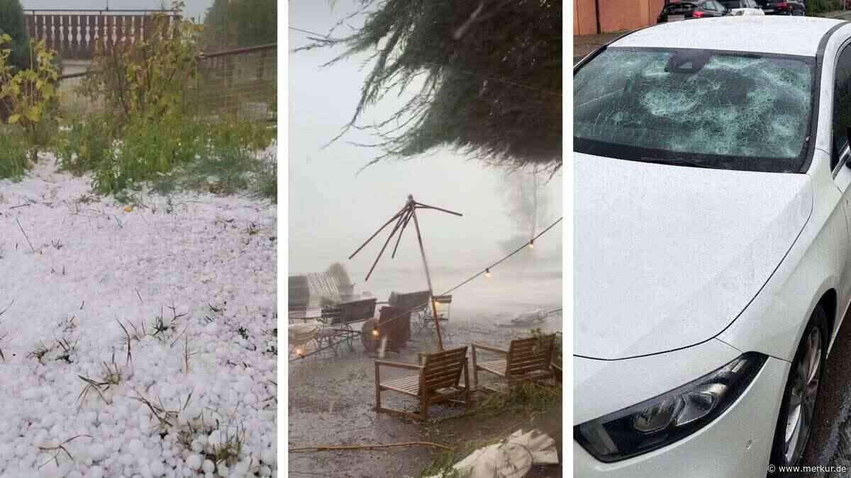 Heftige Unwetterzelle trifft Bodenseeregion und Schweiz – Stadtteil von Außenwelt abgeschnitten