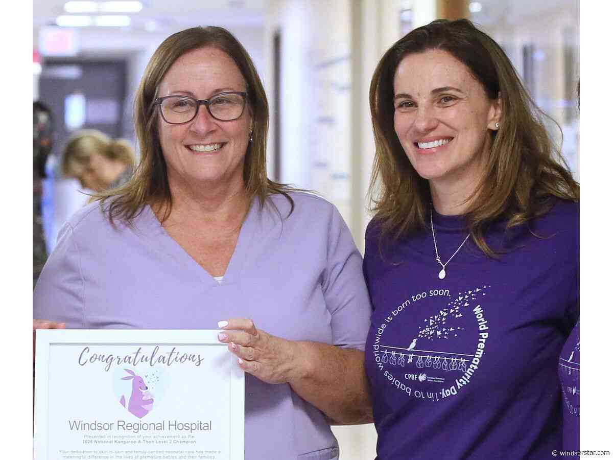 Windsor Regional Hospital nationally recognized for specialized infant care