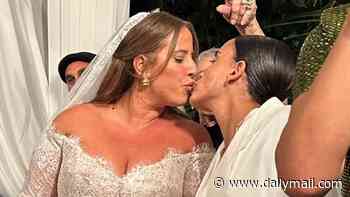 A triumph of love over evil: Hamas hostage Emily Damari marries influencer girlfriend in Tel Aviv